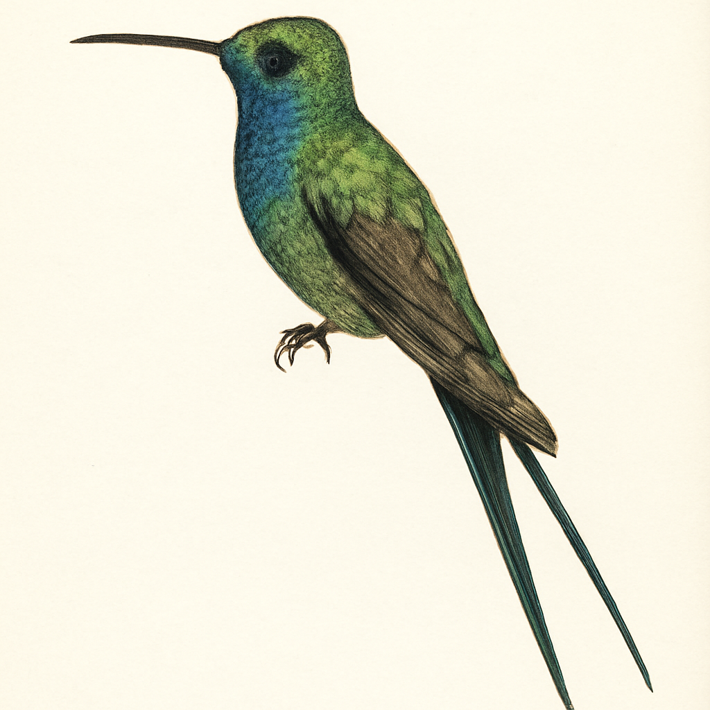 Ilustración de Zafiro Golondrina