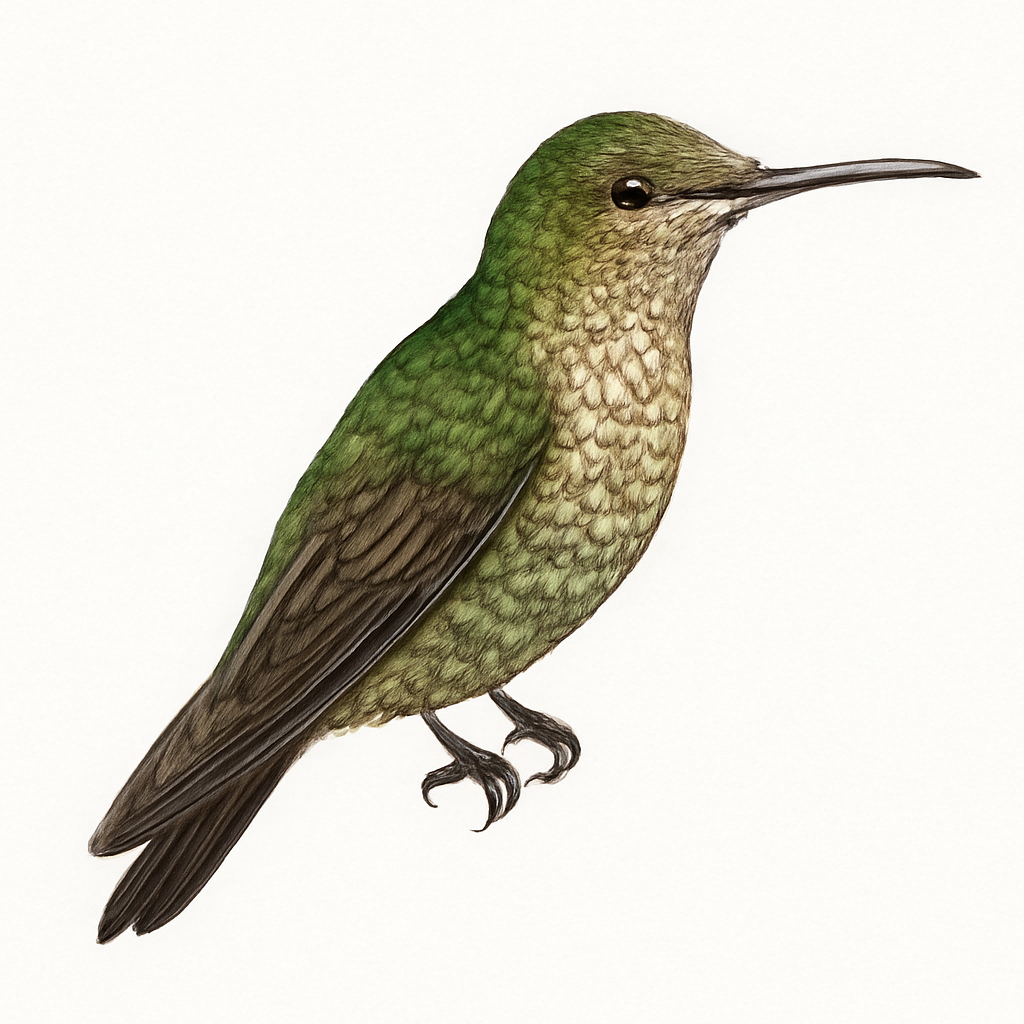 Ilustración de Colibrí de Cuvier