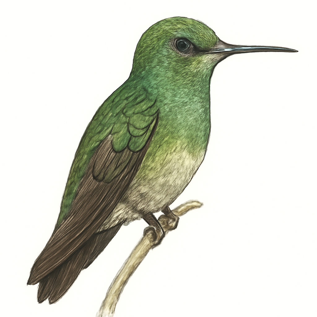 Illustrazione di Amazilia Hummingbird