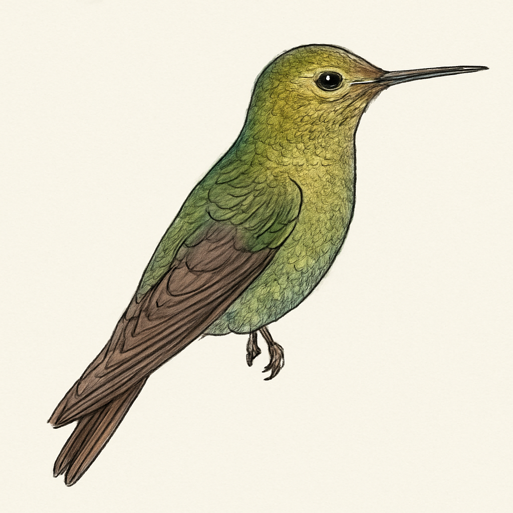 Illustration de Saphir à queue d'or