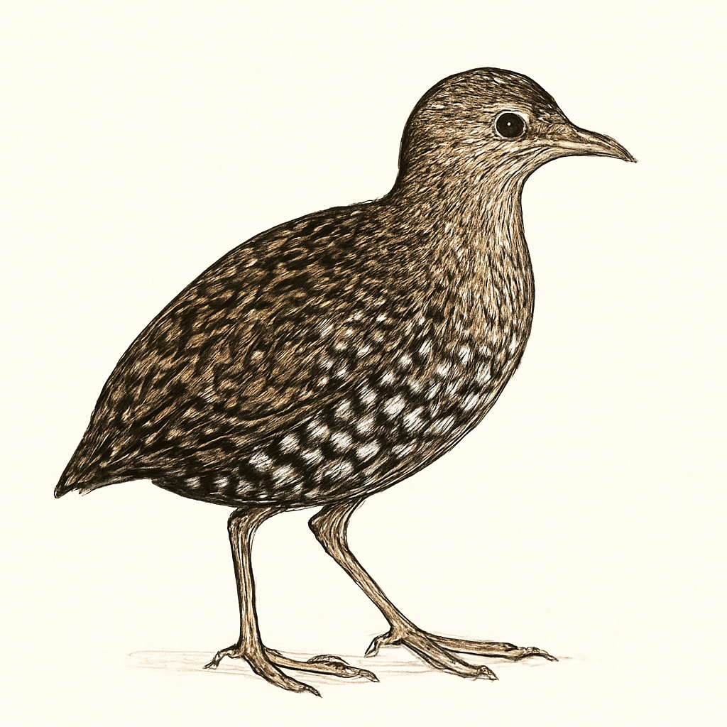 Illustration de Râle perlé