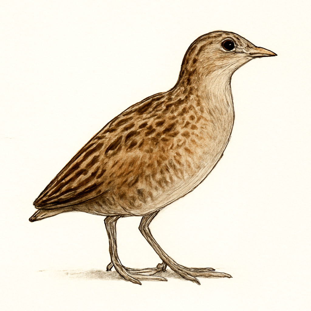 Corncrake illustration