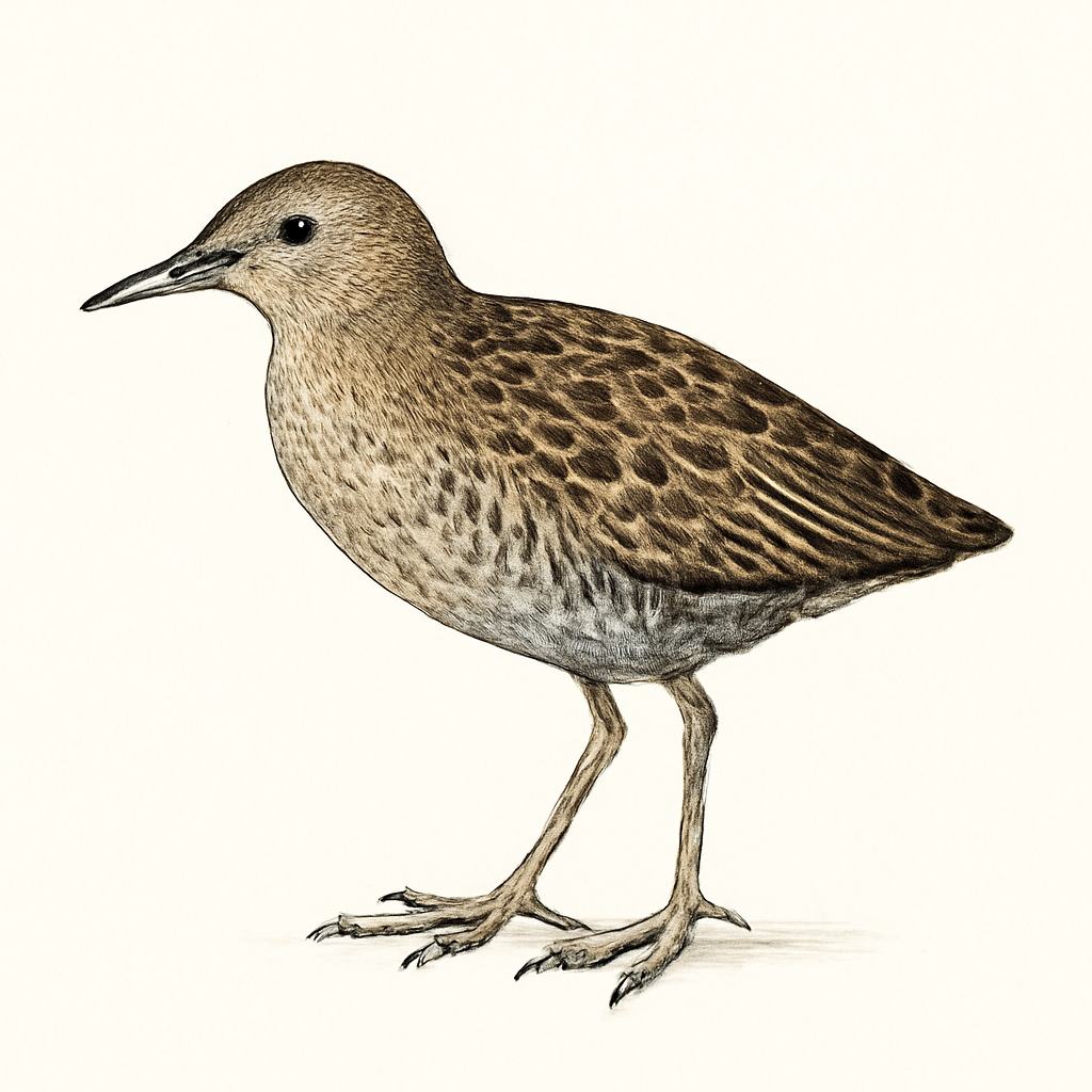 Illustration von Savannenralle