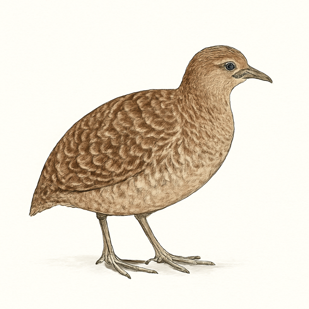 Illustration de Tinamou vermiculé