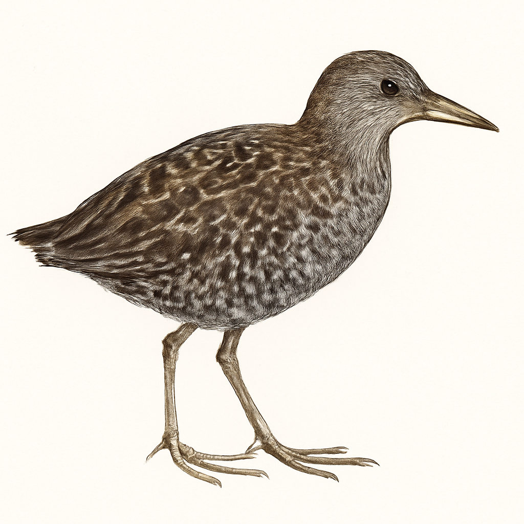 Illustrazione di Spotted Rail