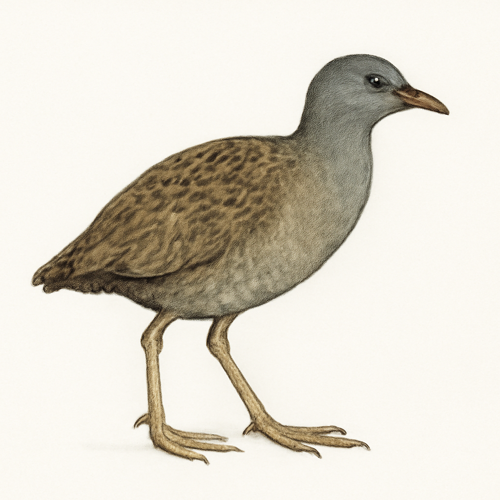Tasmanian Nativehen illustration