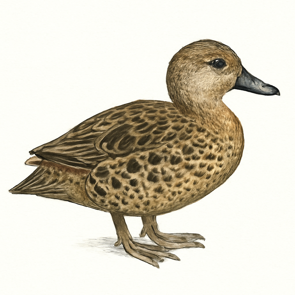Illustration von Aucklandente