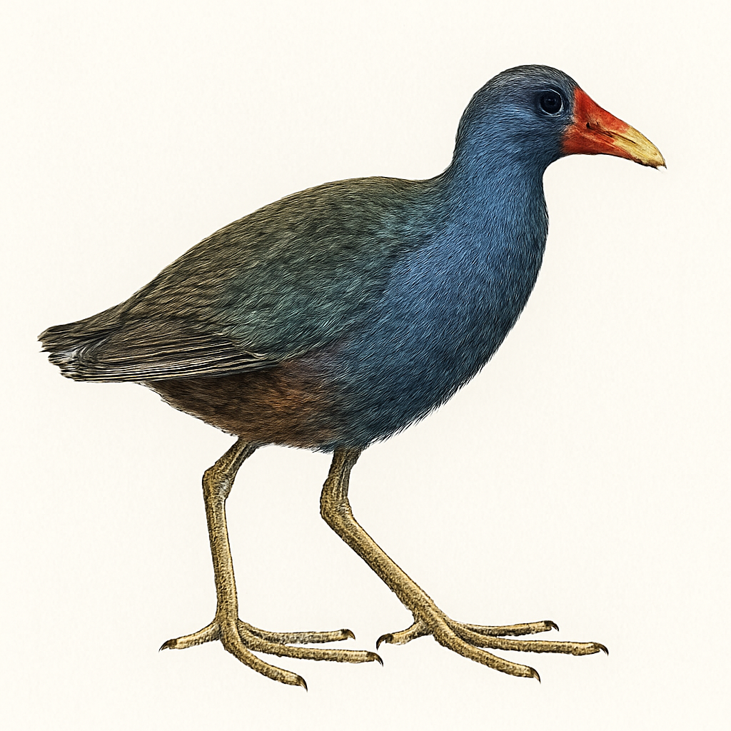 Illustrazione di Pollo sultano di Allen
