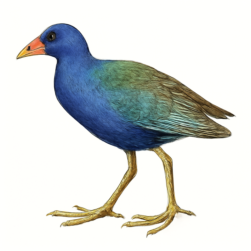 Illustration de Talève violacée