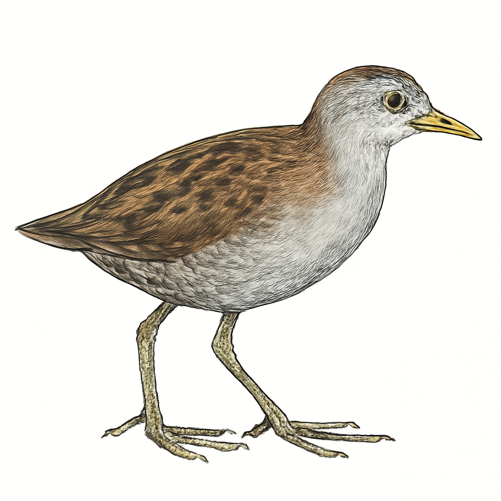 Little Crake illustration