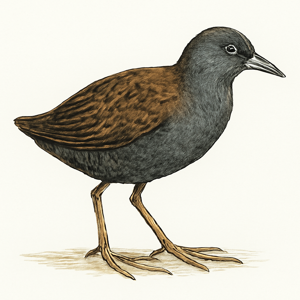 Spotless Crake illustration
