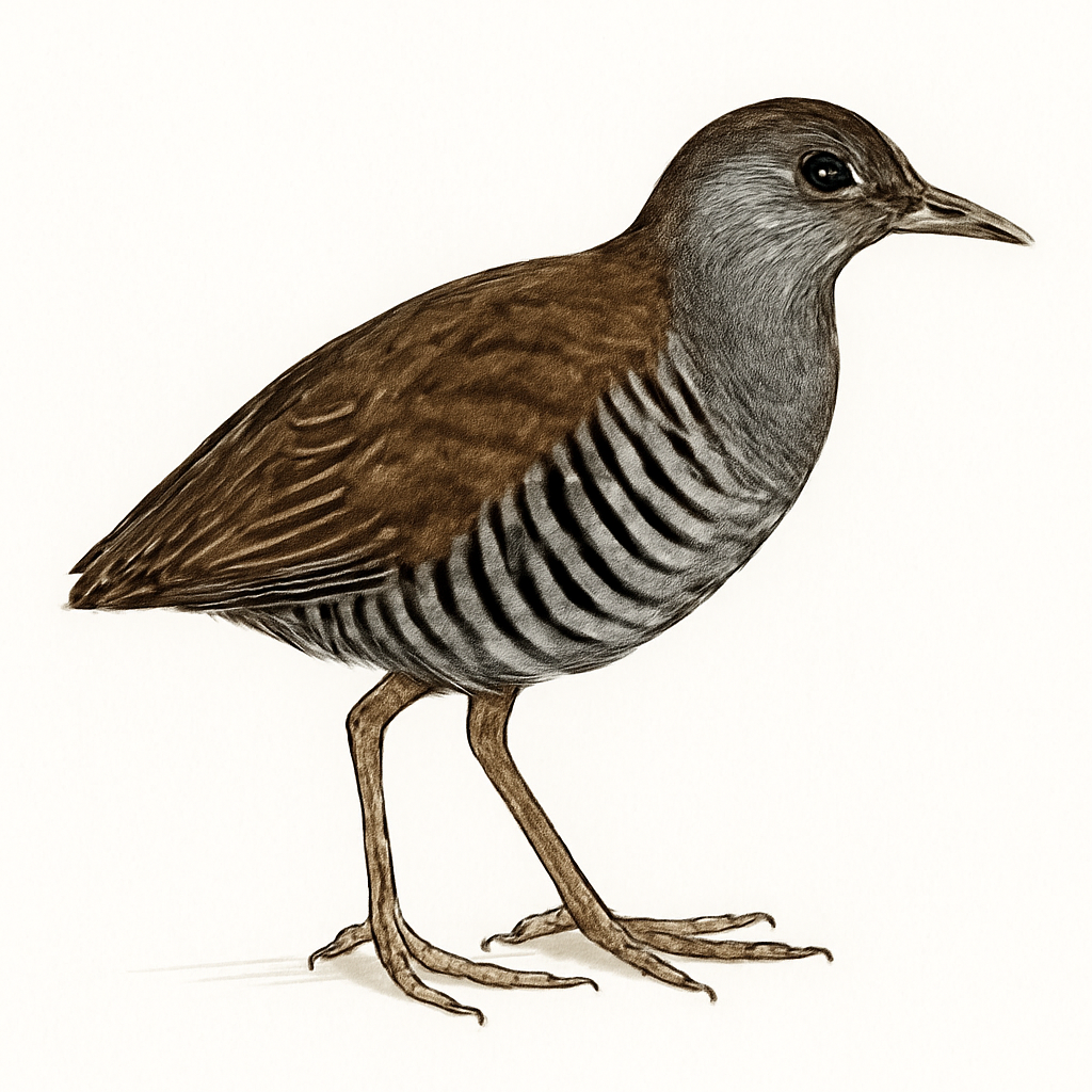 Ilustración de Polluela Barreada
