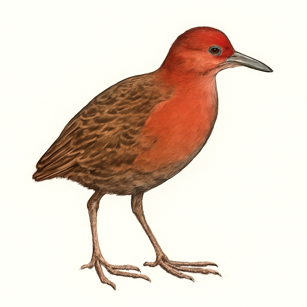 Ruddy Crake illustration