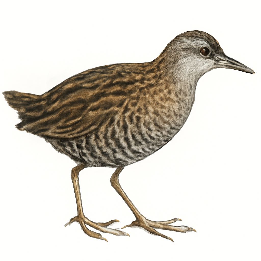 Galapagos Rail illustration