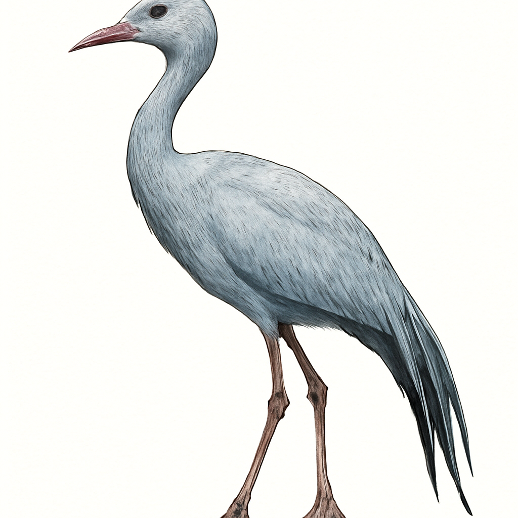 Ilustração de blue crane