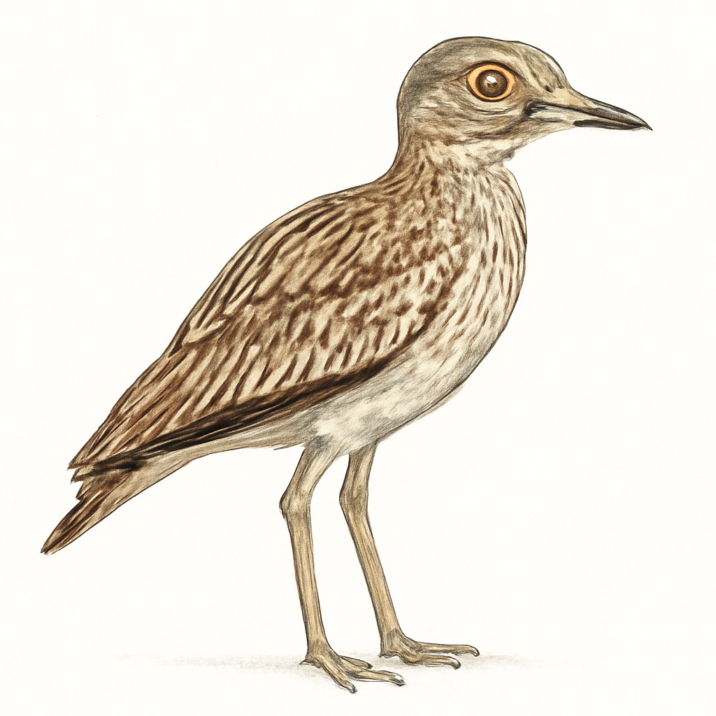 Stone-curlew illustration