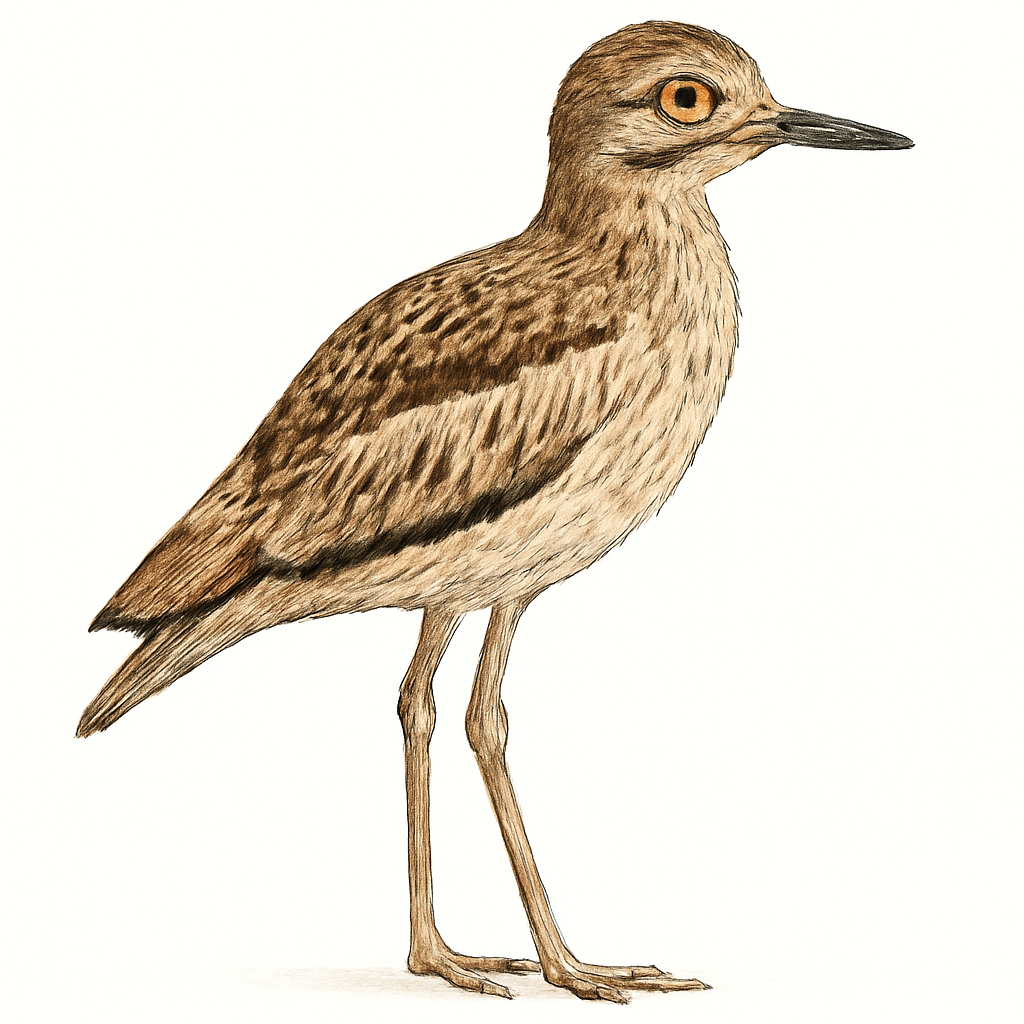 Illustration de Oedicnème indien