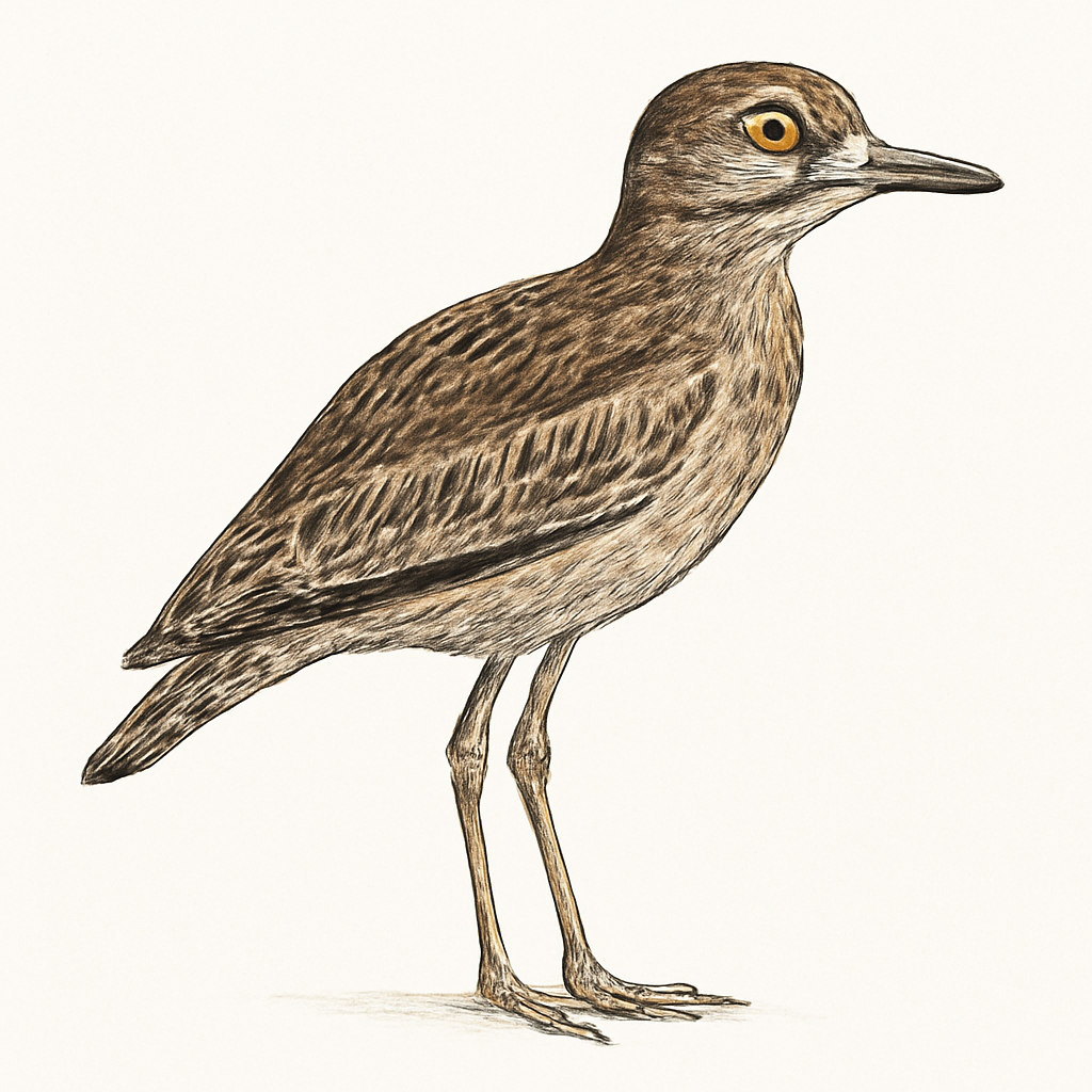 Illustration de Oedicnème du Sénégal