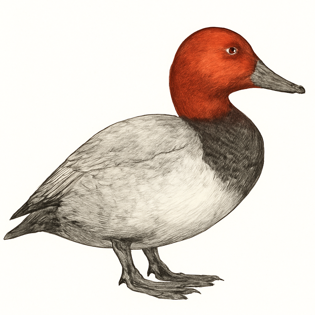 Common Pochard illustration