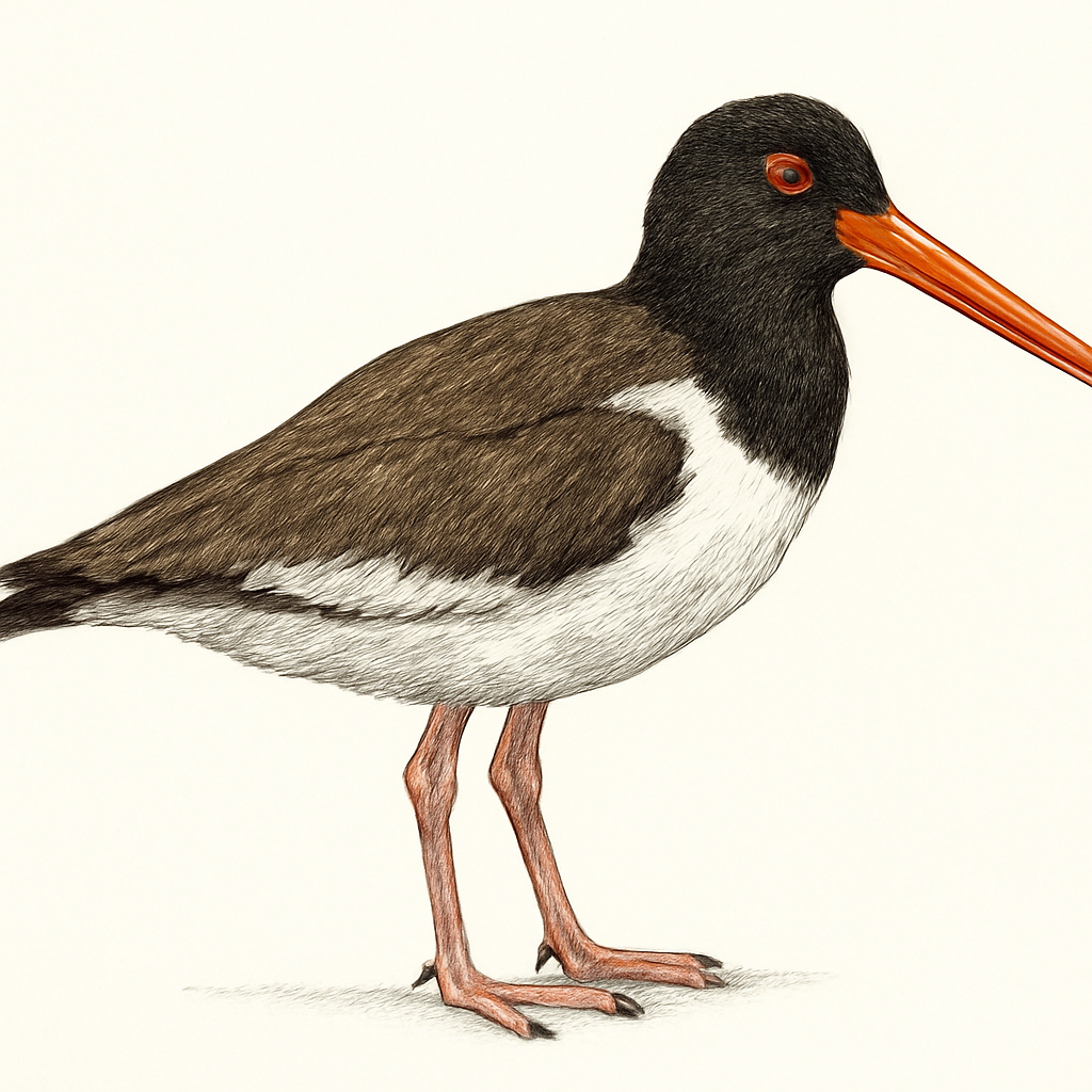 Illustrazione di American Oystercatcher