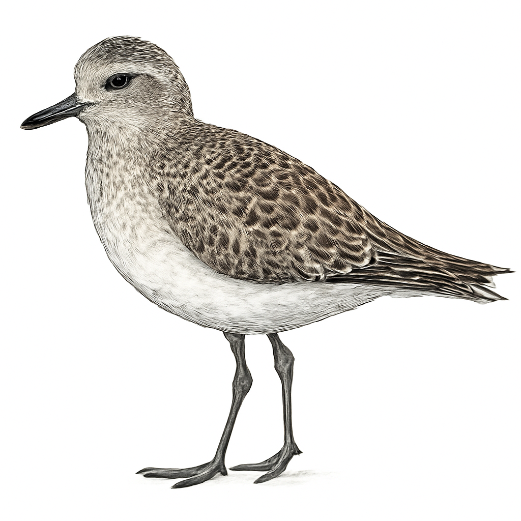 Grey Plover illustration