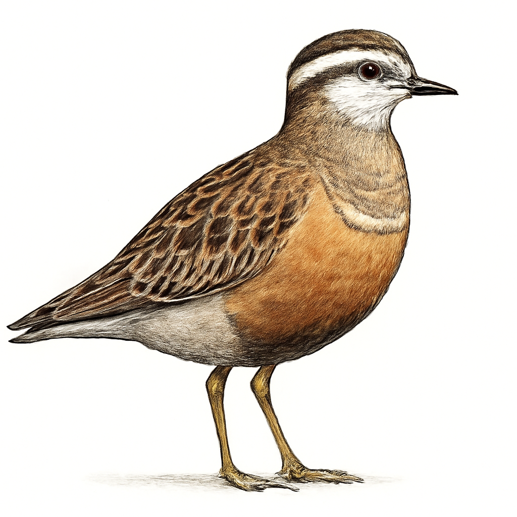 Eurasian Dotterel illustration