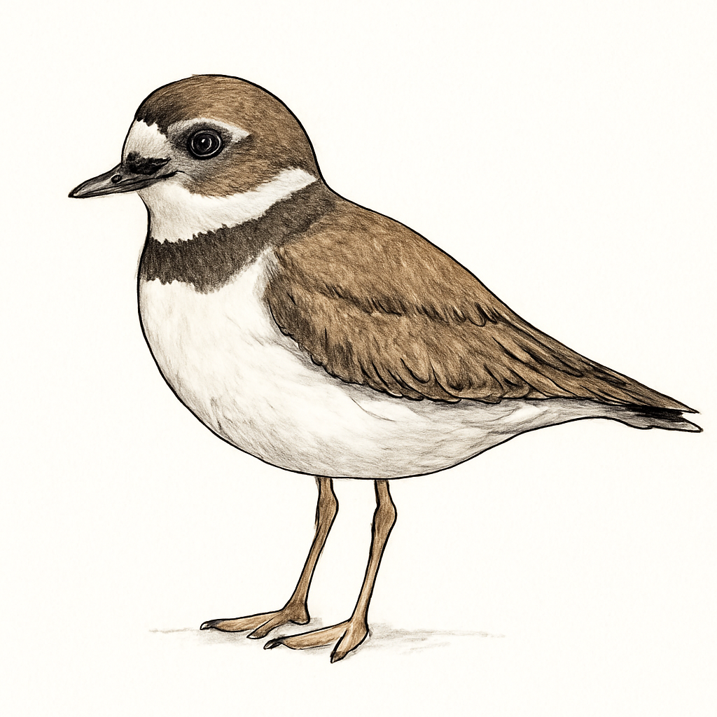 Illustrazione di Semipalmated Plover