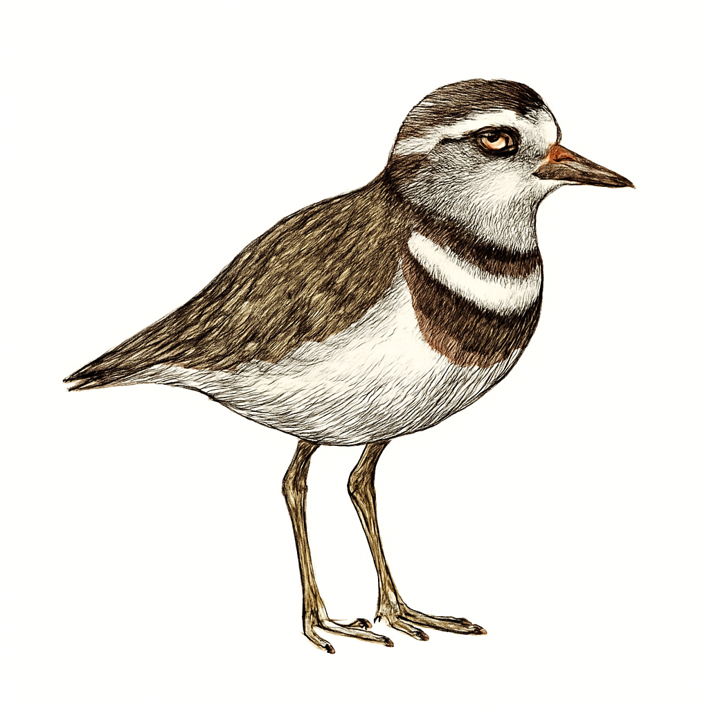 Three-banded Plover illustration