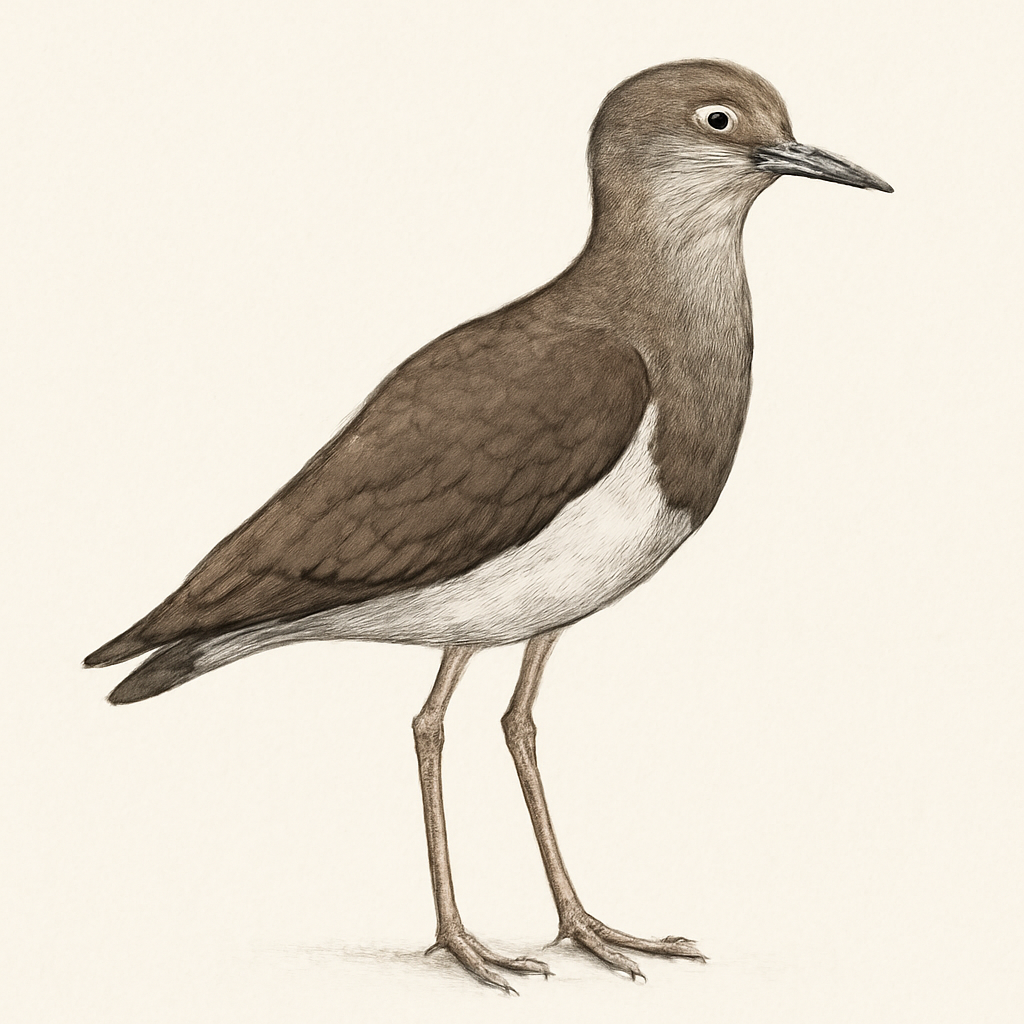 Ilustração de senegal lapwing