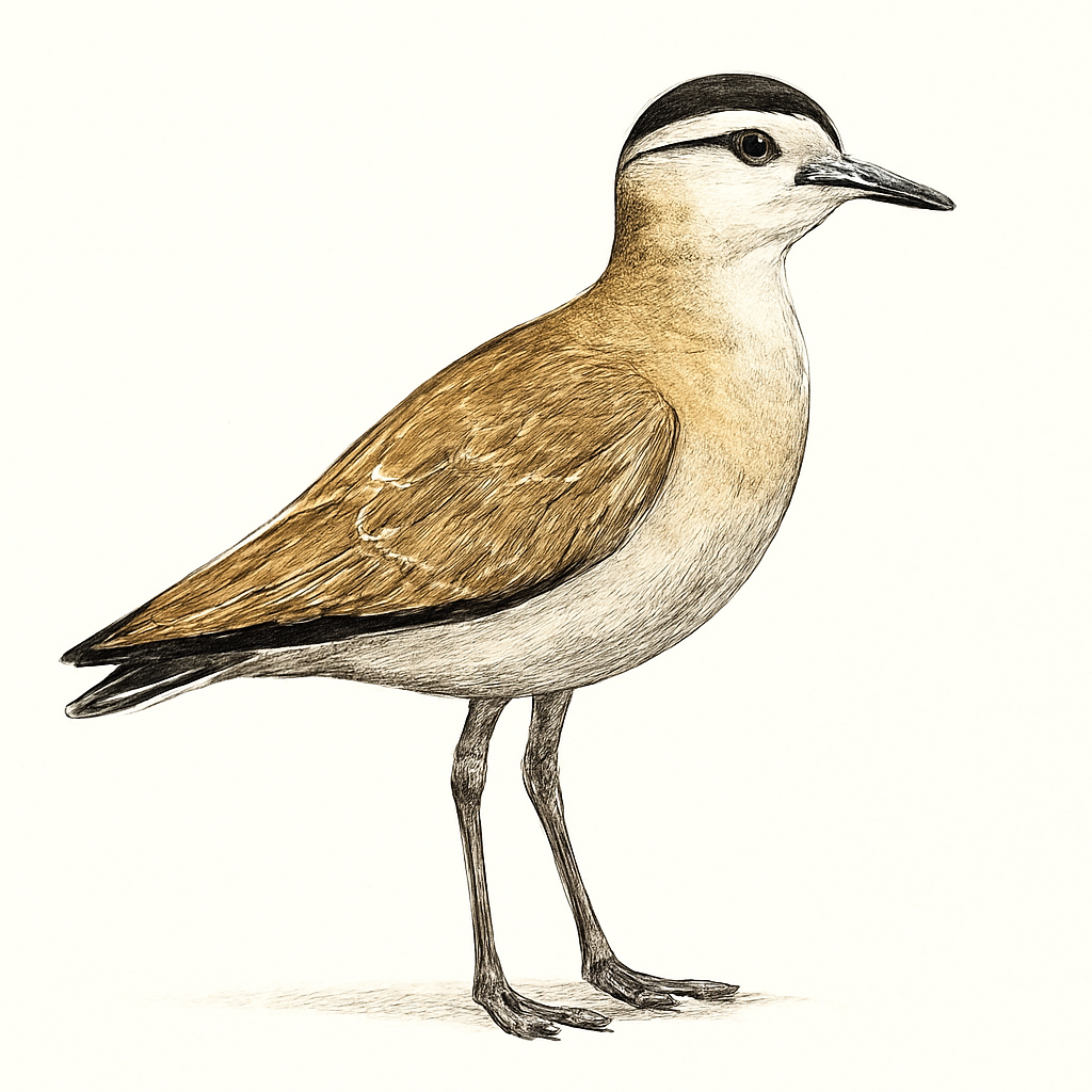 Sociable Lapwing illustration