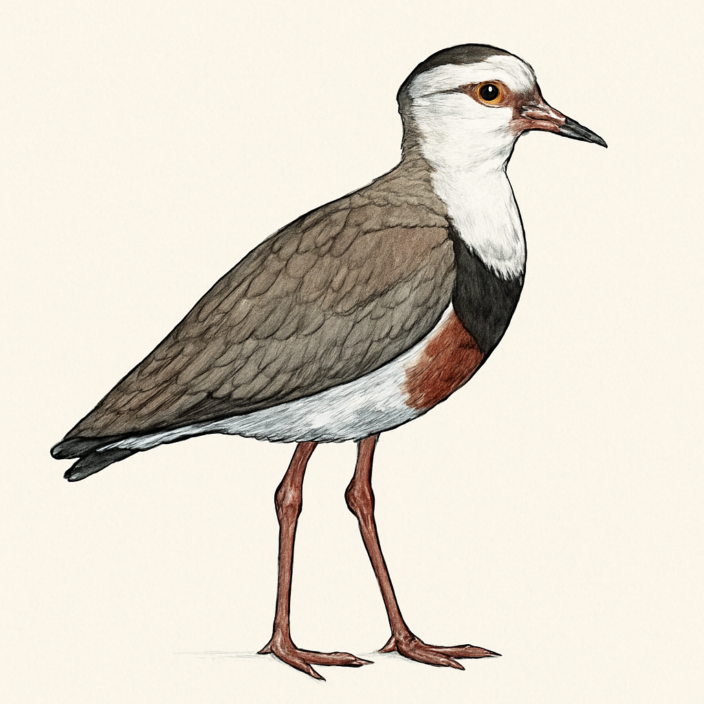 Illustration de Vanneau des Andes