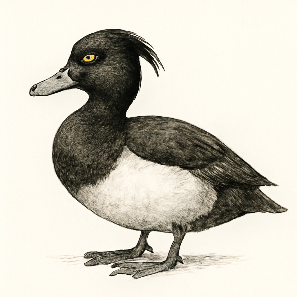 Tufted Duck illustration