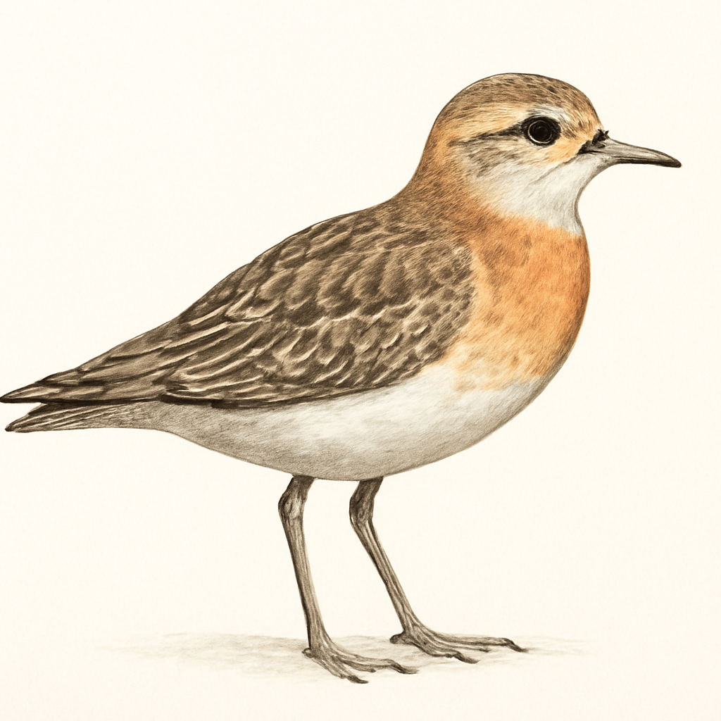Oriental Plover illustration
