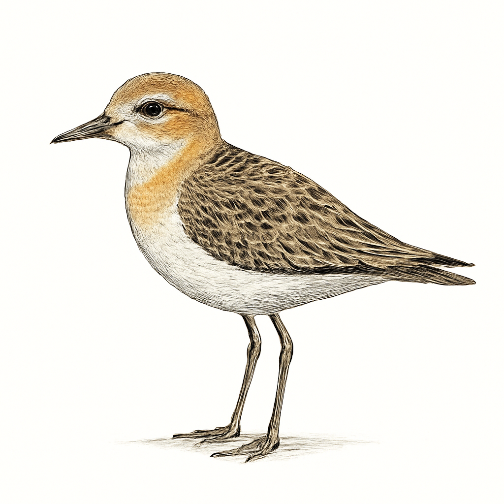 Greater Sand Plover illustration