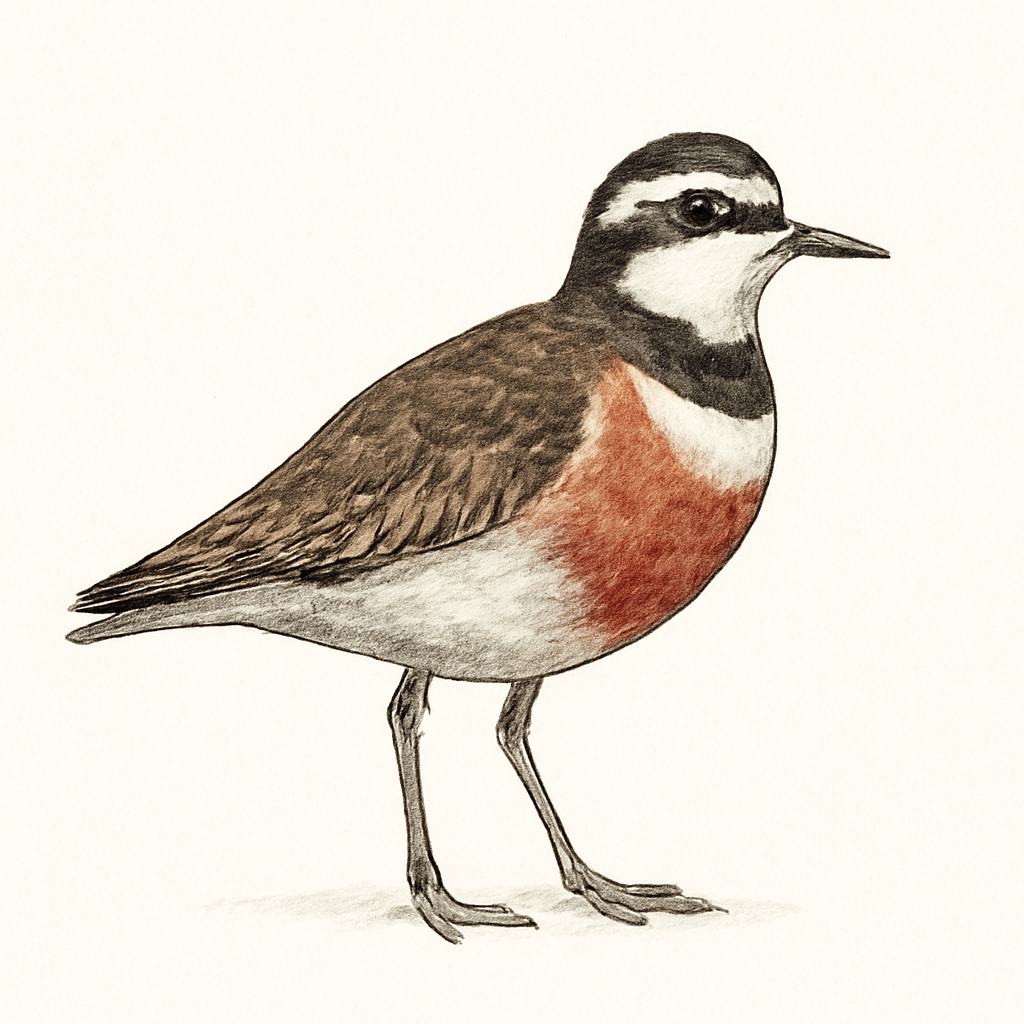 Illustration de Pluvier roux