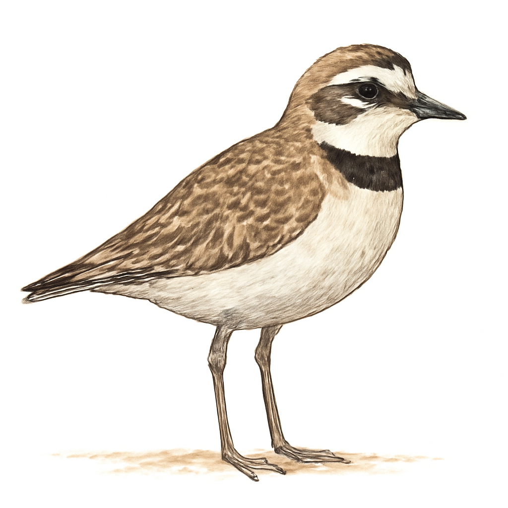 Illustration von Hirtenregenpfeifer