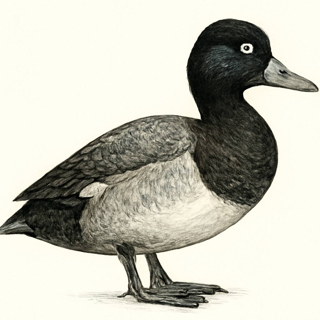 Lesser Scaup illustration