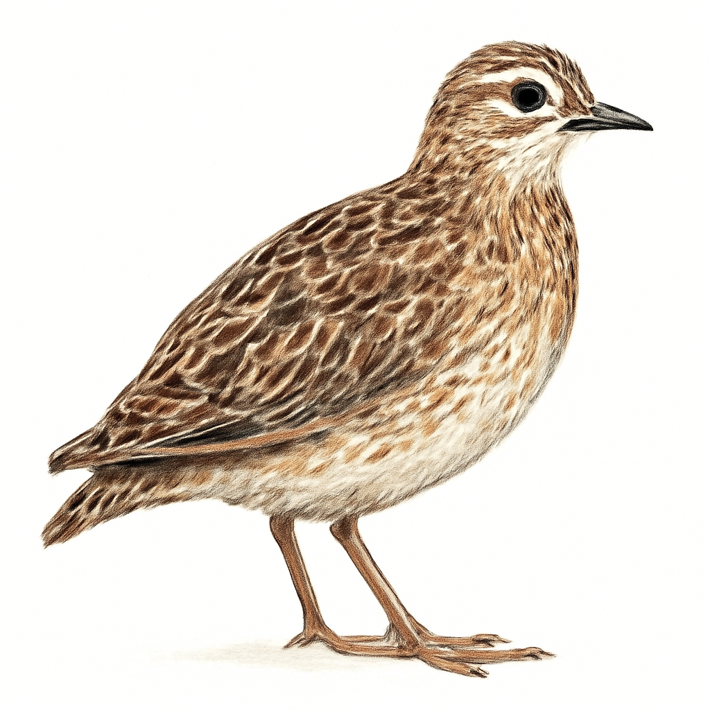 Illustratie van Patagonische kwartelsnip