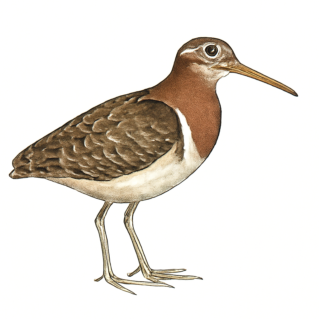 Illustration de Rhynchée peinte