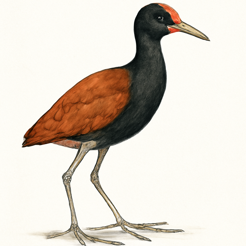 Ilustração de jaçanã