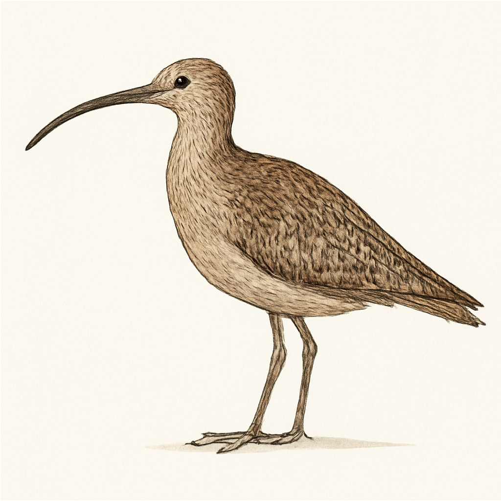 Illustration de Courlis d'Alaska