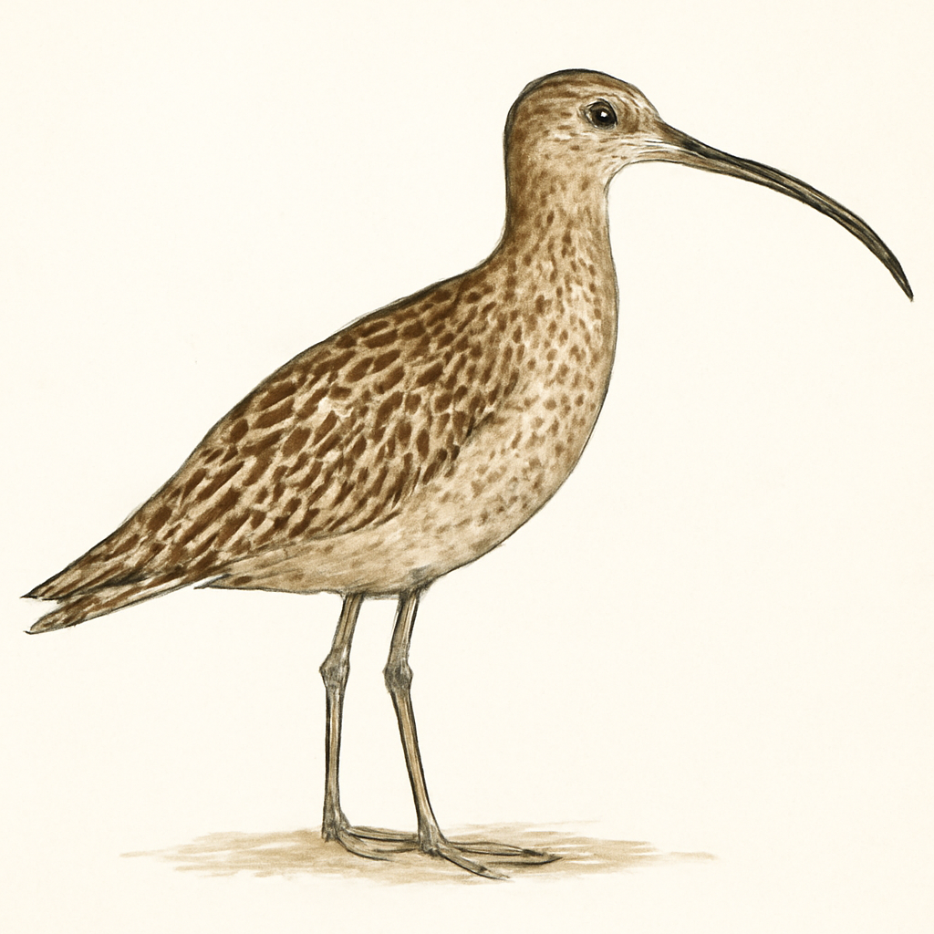 Illustration de Courlis de Sibérie
