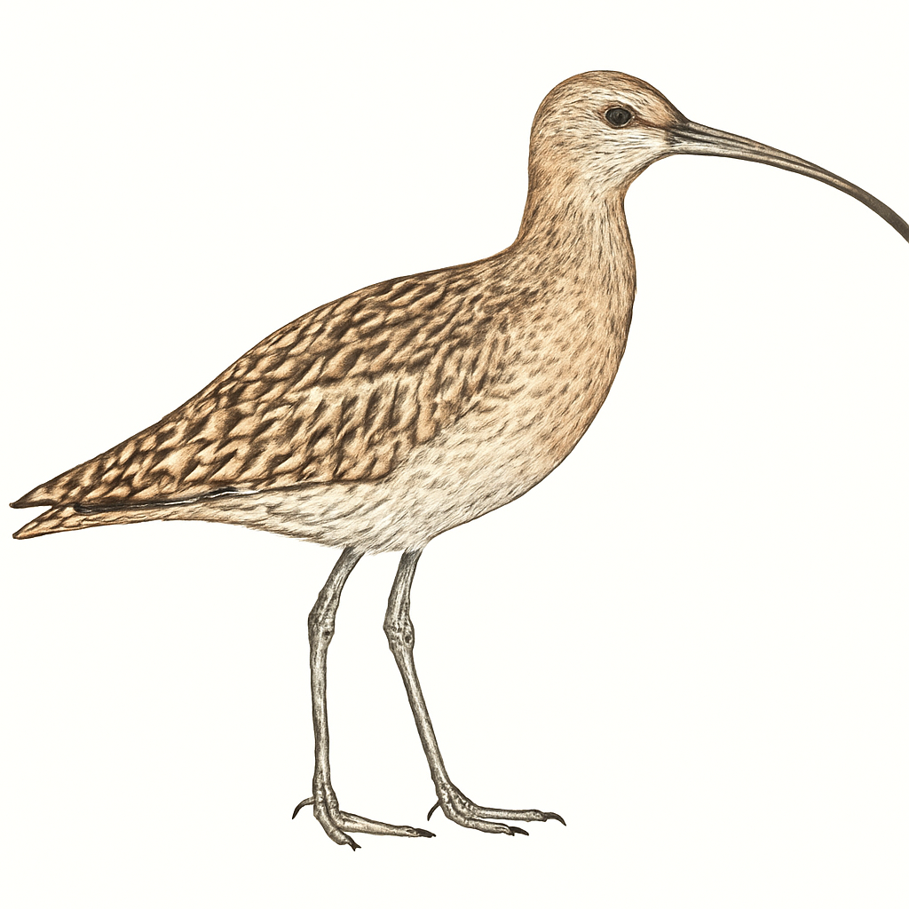Slender-billed Curlew illustration