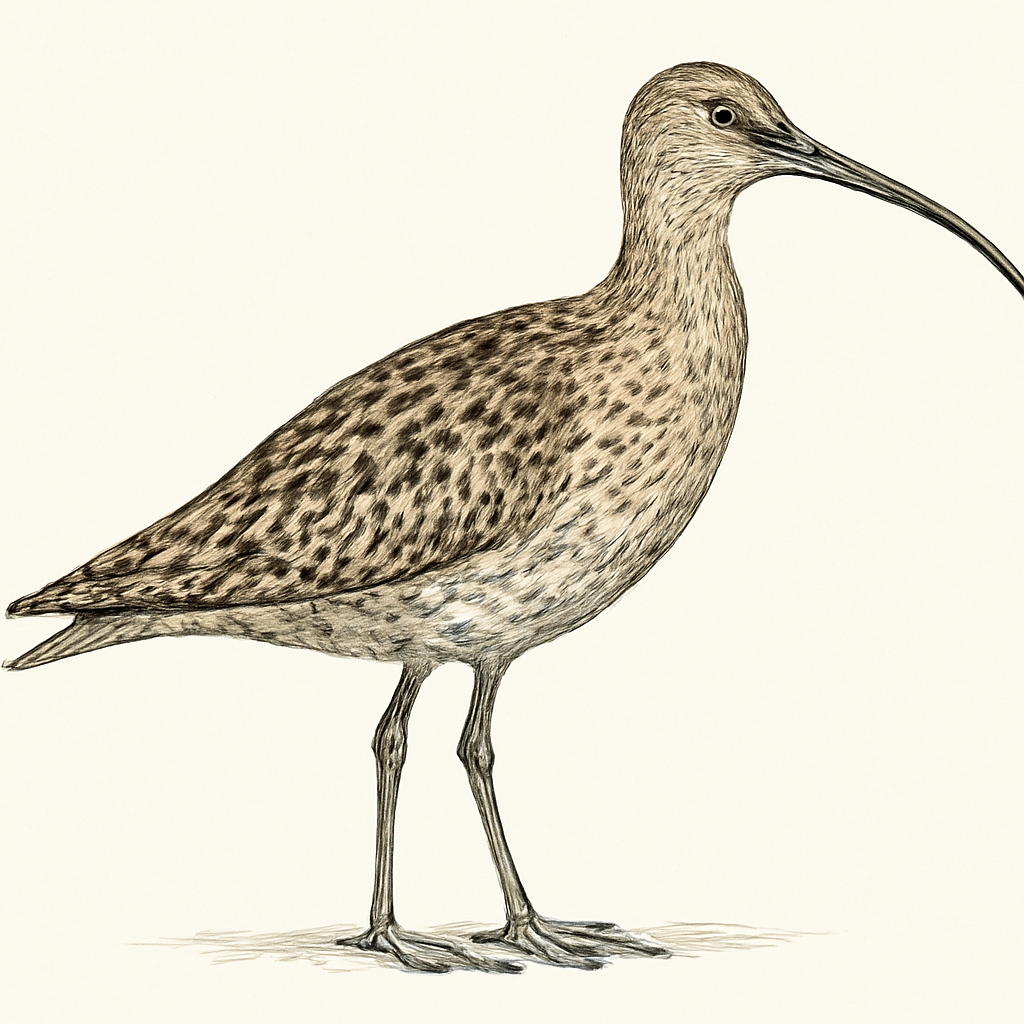 Eurasian Curlew illustration