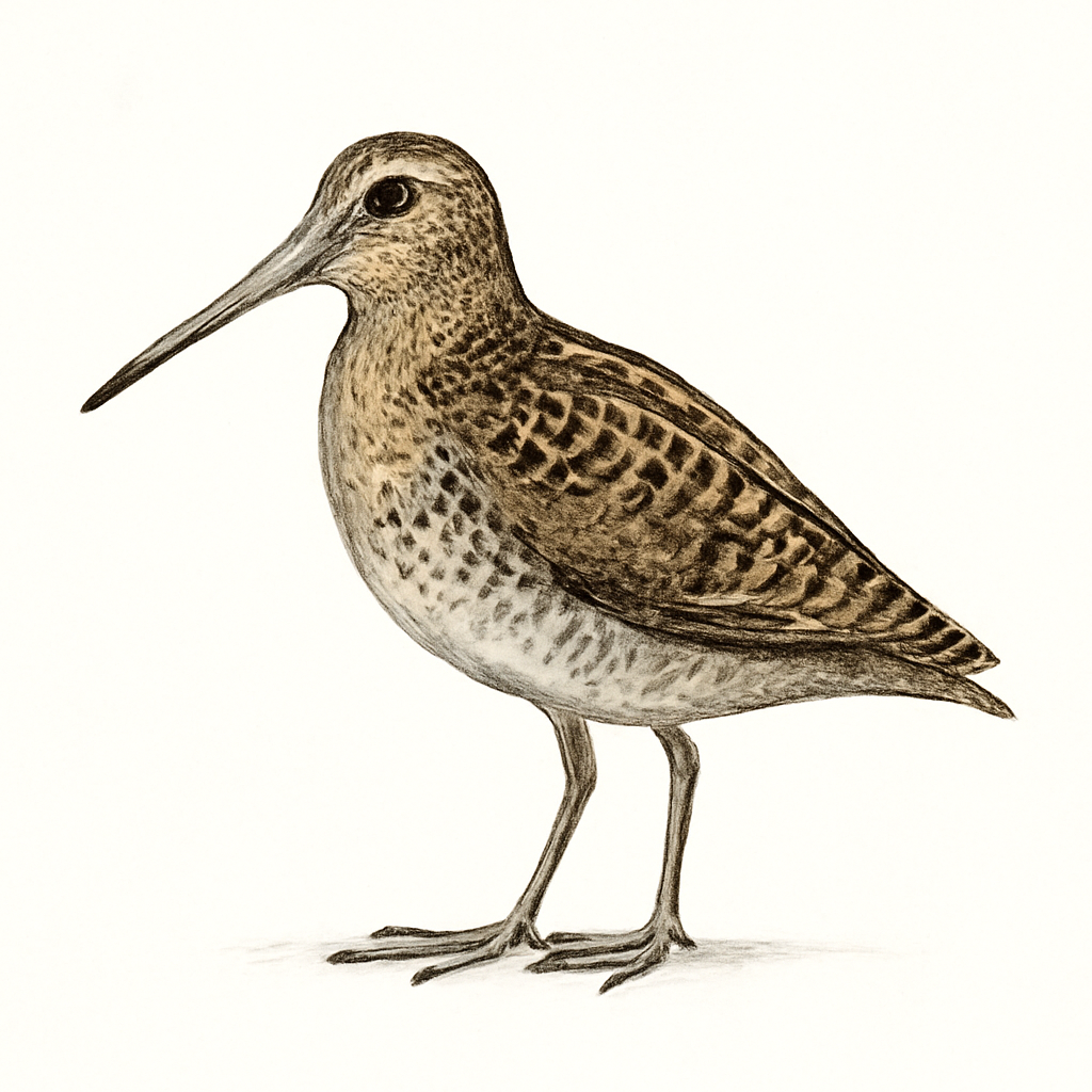 Illustration de Bécassine des Snares