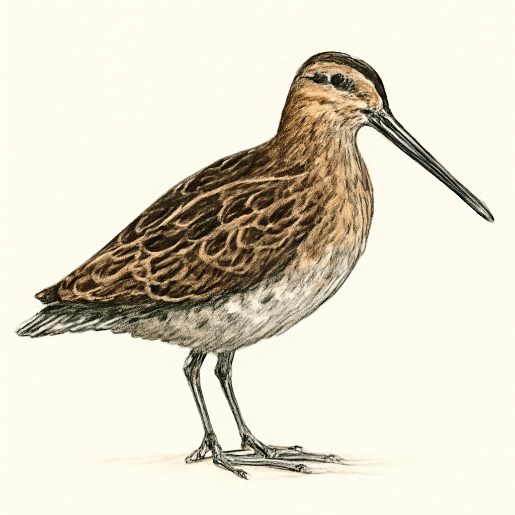Illustration von Nepalbekassine
