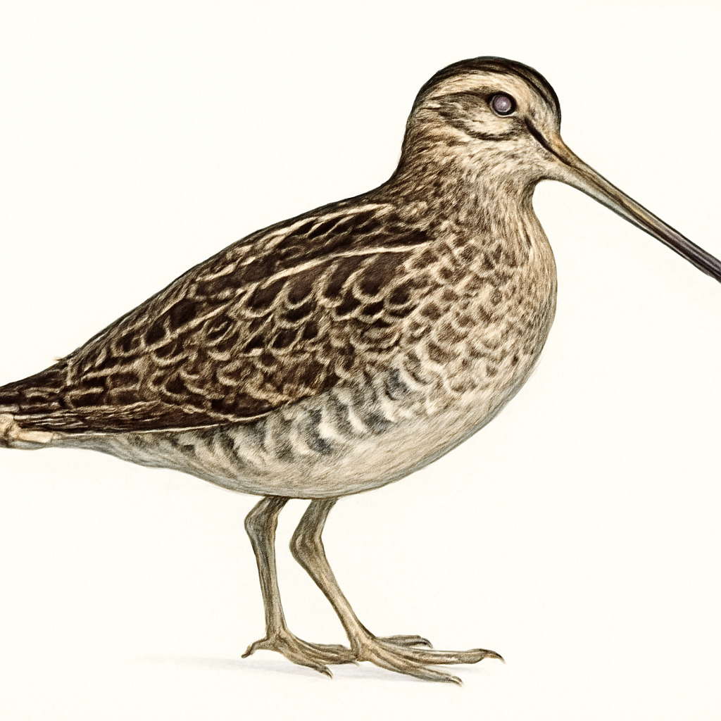 Great Snipe illustration