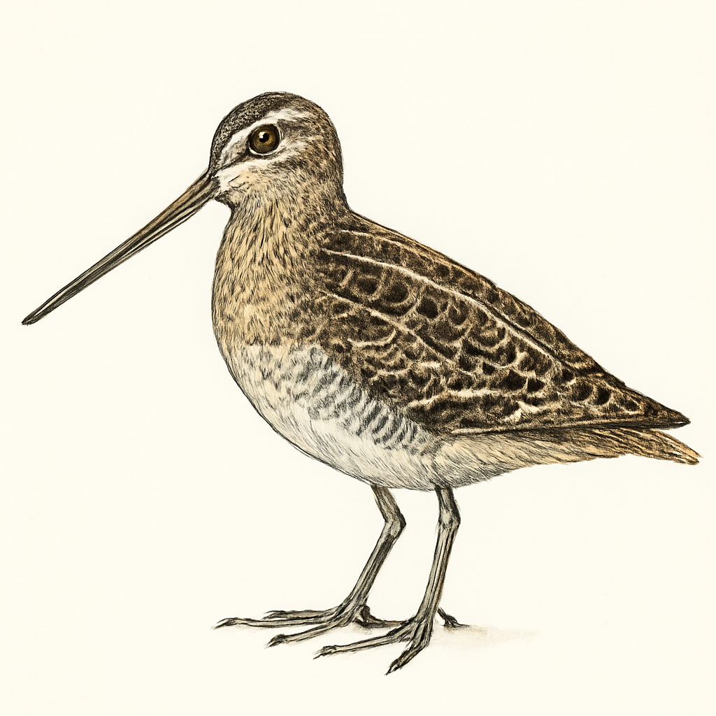 Illustrazione di Swinhoe's Snipe