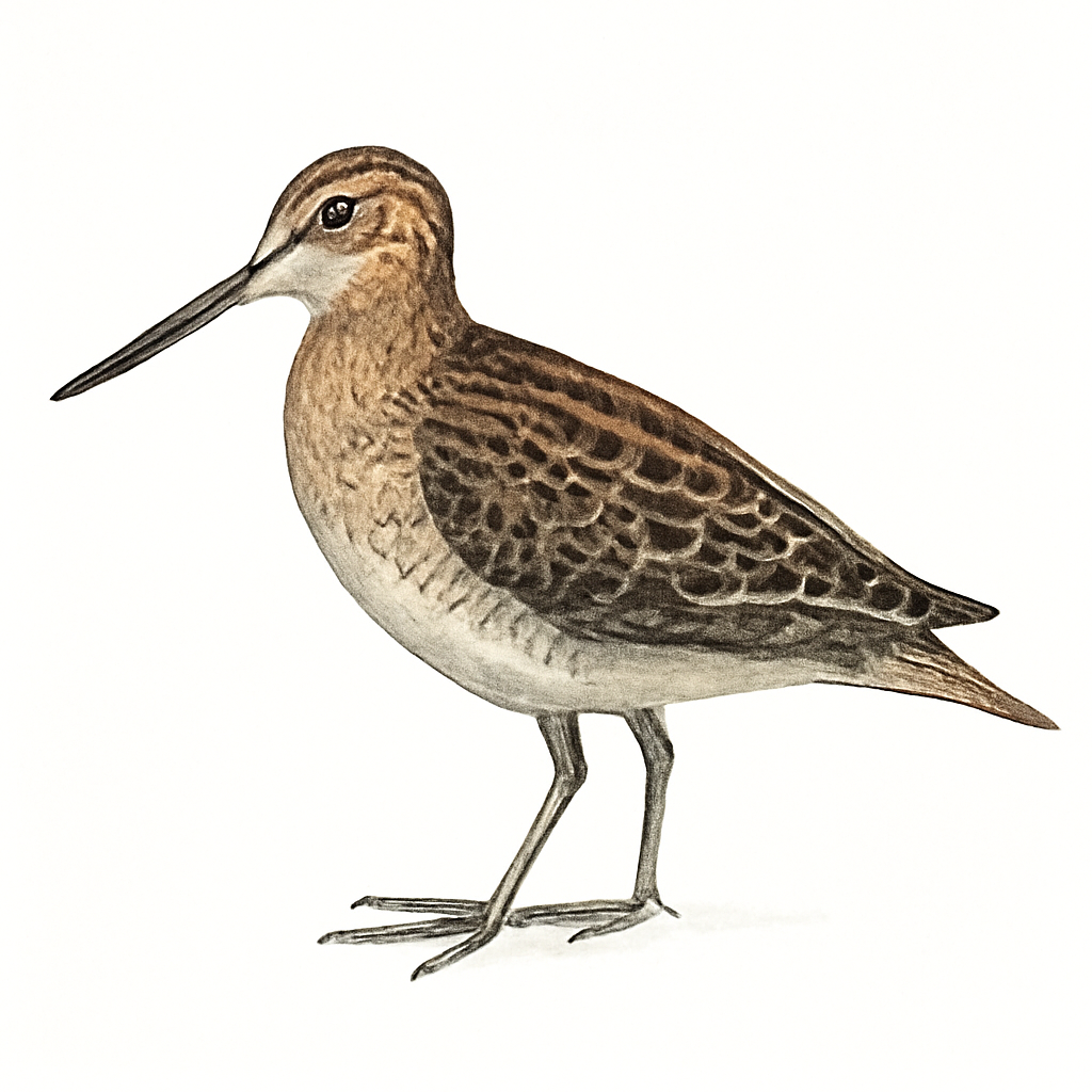 Ilustración de Agachadiza Colirrala