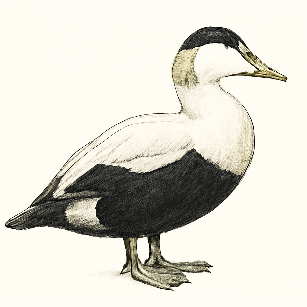 Common Eider illustration